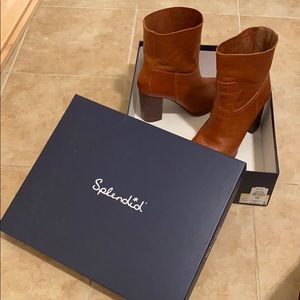 Gorgeous tan cognac colored leather Splendid boots